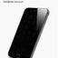 Apple iPhone 7 Plus Zore Kor Privacy Cam Ekran Koruyucu Beyaz