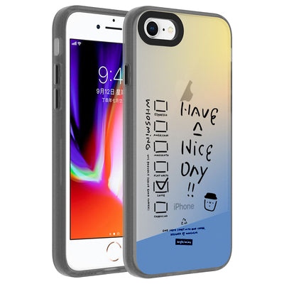 Apple iPhone 8 Kılıf Desenli Zore Dragon Sert Kapak Have