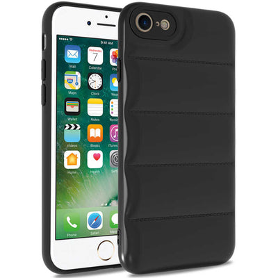 Apple iPhone 8 Kılıf Zore Kasis Kapak Siyah