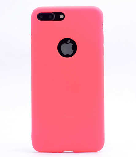 Apple iPhone 8 Kılıf Zore Premier Silikon Kapak Pembe