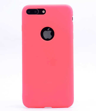 Apple iPhone 8 Kılıf Zore Premier Silikon Kapak Pembe