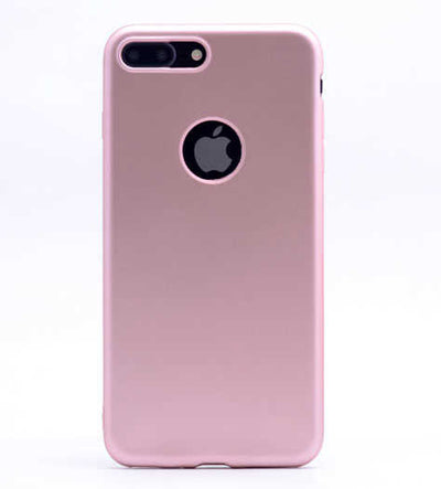 Apple iPhone 8 Kılıf Zore Premier Silikon Kapak Rose Gold