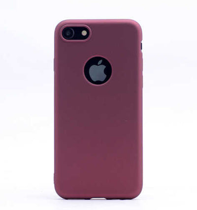 Apple iPhone 8 Kılıf Zore Premier Silikon Kapak Sarı