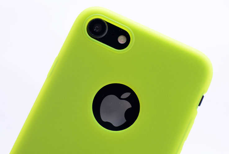Apple iPhone 8 Kılıf Zore Premier Silikon Kapak Mürdüm