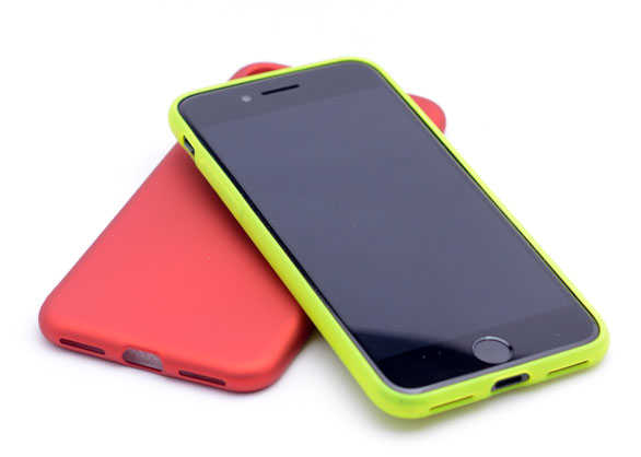 Apple iPhone 8 Kılıf Zore Premier Silikon Kapak Mürdüm