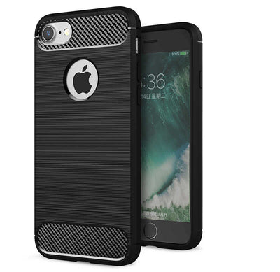 Apple iPhone 8 Kılıf Zore Room Silikon Kapak Siyah
