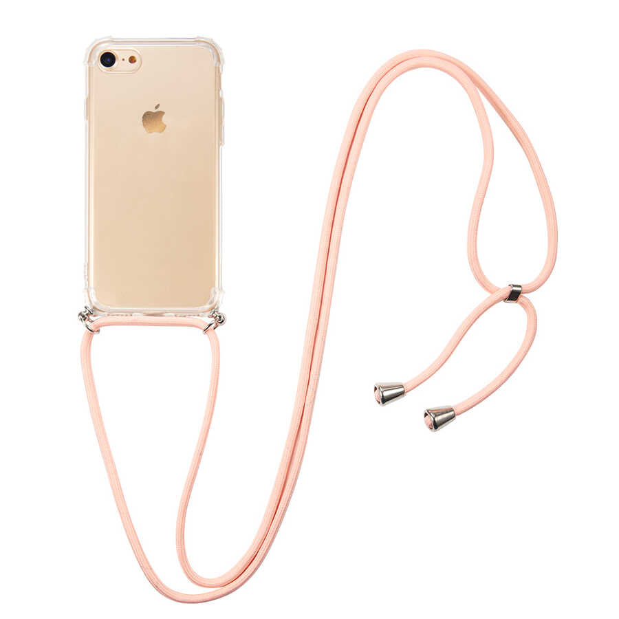 Apple iPhone 8 Kılıf Zore X-Rop Kapak Renksiz