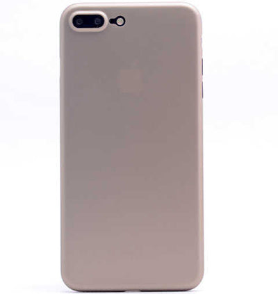 Apple iPhone 8 Plus Kılıf Zore 1.Kalite PP Silikon Siyah