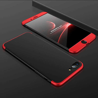 Apple iPhone 8 Plus Kılıf Zore Ays Kapak Siyah