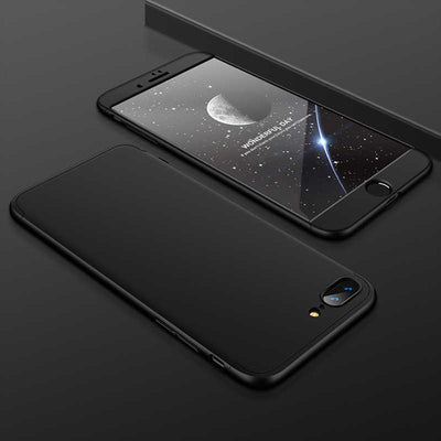 Apple iPhone 8 Plus Kılıf Zore Ays Kapak Siyah