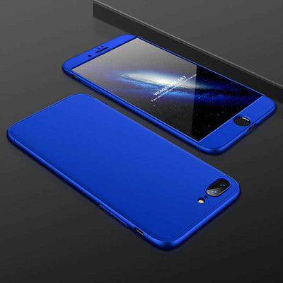 Apple iPhone 8 Plus Kılıf Zore Ays Kapak Mavi