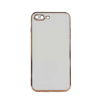 Apple iPhone 8 Plus Kılıf Zore Bark Kapak Rose Gold