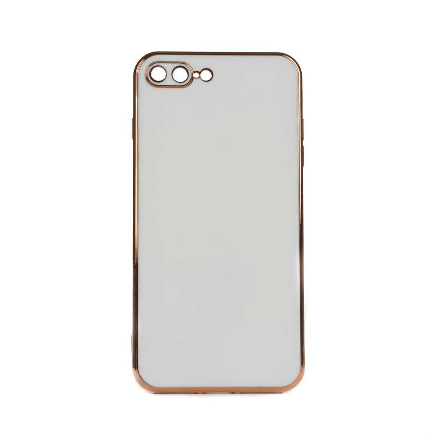 Apple iPhone 8 Plus Kılıf Zore Bark Kapak Kahverengi