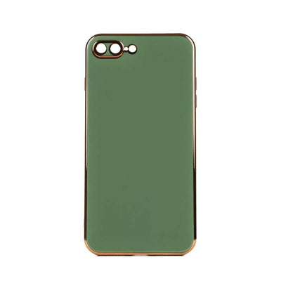 Apple iPhone 8 Plus Kılıf Zore Bark Kapak Yeşil