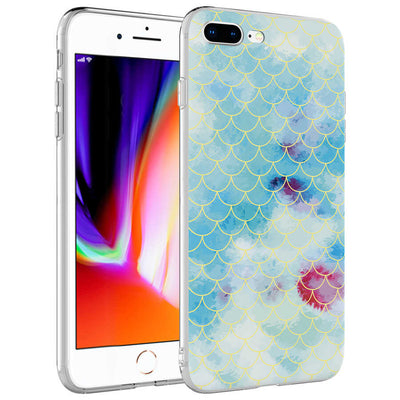 Apple iPhone 8 Plus Kılıf Zore Bella Kapak Mavi