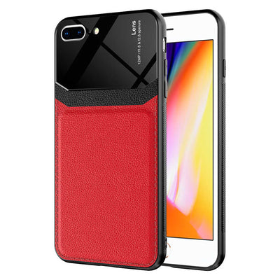 Apple iPhone 8 Plus Kılıf Zore Emiks Kapak Lacivert