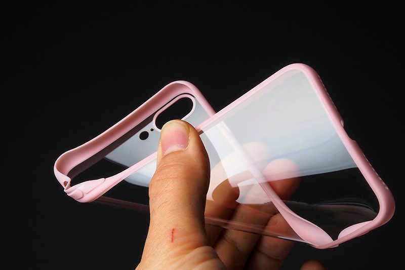 Apple iPhone 8 Plus Kılıf Zore Endi Kapak Pembe