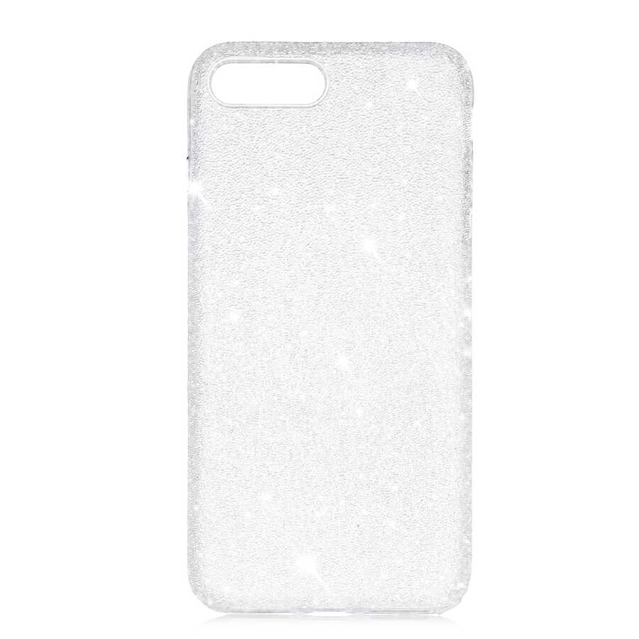 Apple iPhone 8 Plus Kılıf Zore Eni Kapak Renksiz