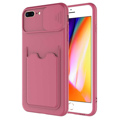 Apple iPhone 8 Plus Kılıf Zore Kartix Kapak Lacivert