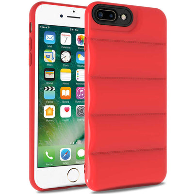 Apple iPhone 8 Plus Kılıf Zore Kasis Kapak Saks Mavi