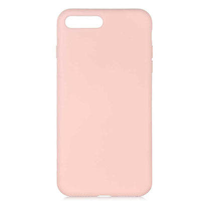 Apple iPhone 8 Plus Kılıf Zore LSR Lansman Kapak Pembe Açık