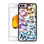 Apple iPhone 8 Plus Kılıf Zore M-Fit Desenli Kapak Butterfly No3