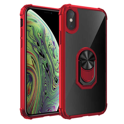 Apple iPhone X Kılıf Zore Mola Kapak Kırmızı