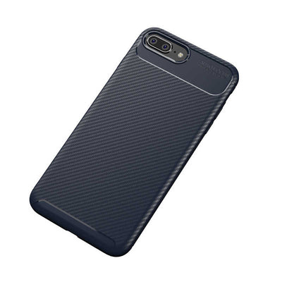 Apple iPhone 8 Plus Kılıf Zore Negro Silikon Kapak Lacivert