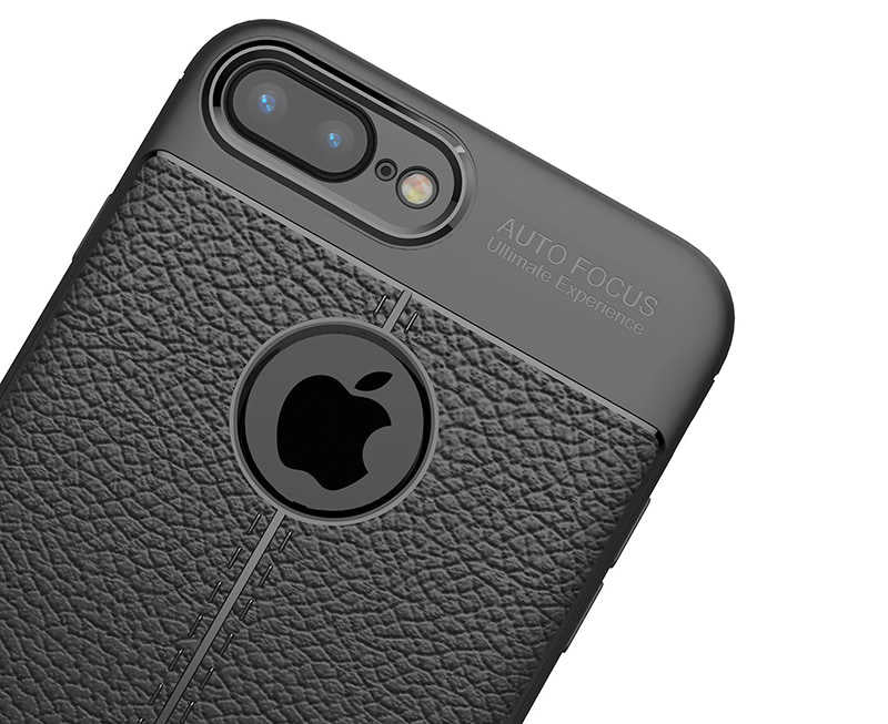 Apple iPhone 8 Plus Kılıf Zore Niss Silikon Kapak Kırmızı