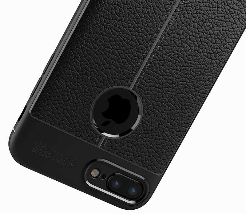 Apple iPhone 8 Plus Kılıf Zore Niss Silikon Kapak Kırmızı