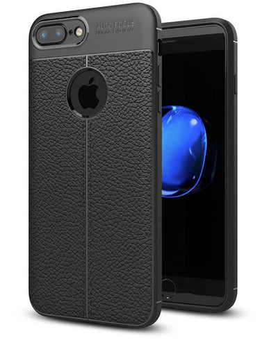 Apple iPhone 8 Plus Kılıf Zore Niss Silikon Kapak Kırmızı