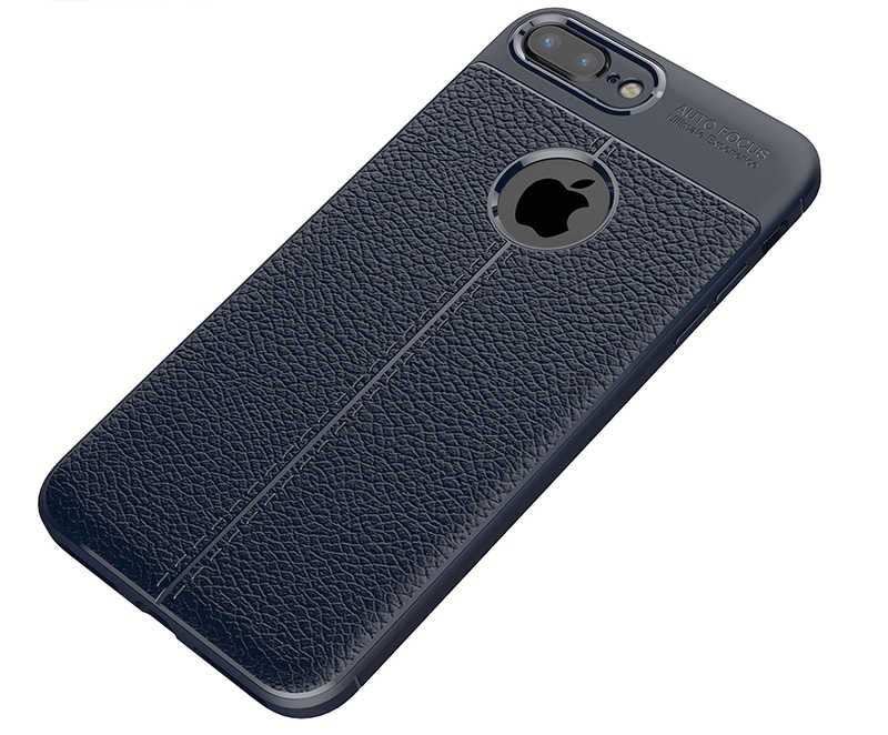 Apple iPhone 8 Plus Kılıf Zore Niss Silikon Kapak Kırmızı