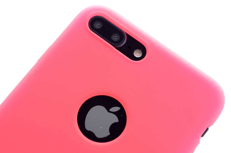 Apple iPhone 8 Plus Kılıf Zore Premier Silikon Kapak Kırmızı