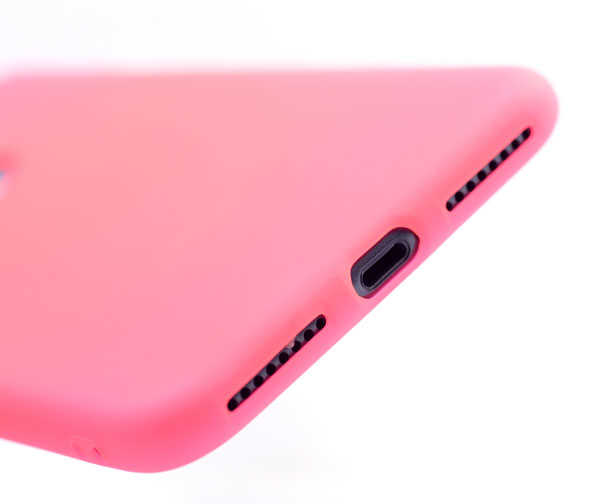 Apple iPhone 8 Plus Kılıf Zore Premier Silikon Kapak Kırmızı
