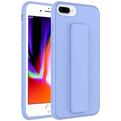 Apple iPhone 8 Plus Kılıf Zore Qstand Kapak Lila