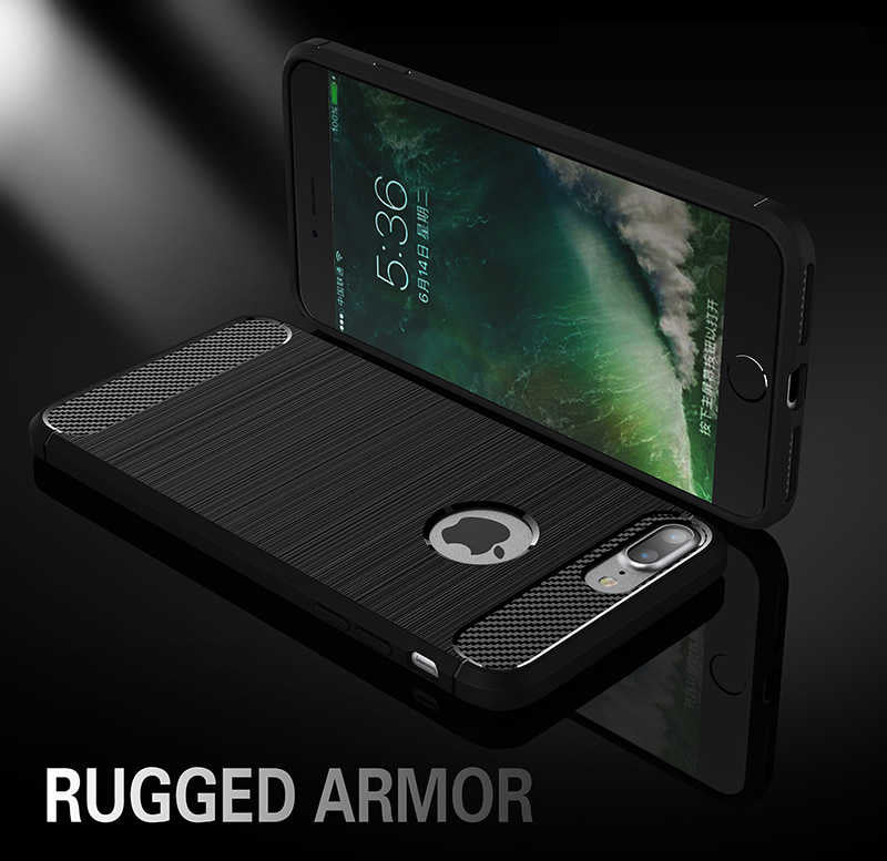 Apple iPhone 8 Plus Kılıf Zore Room Silikon Kapak Gri