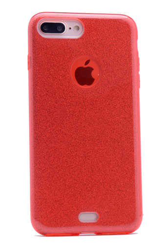 Apple iPhone 8 Plus Kılıf Zore Shining Silikon Pembe