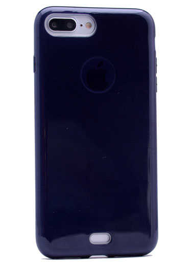 Apple iPhone 8 Plus Kılıf Zore Shining Silikon Siyah