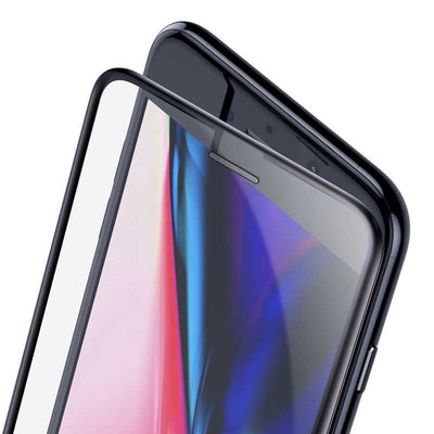 Apple iPhone 8 Zore Anti-Dust Glass Temperli Ekran Koruyucu Siyah