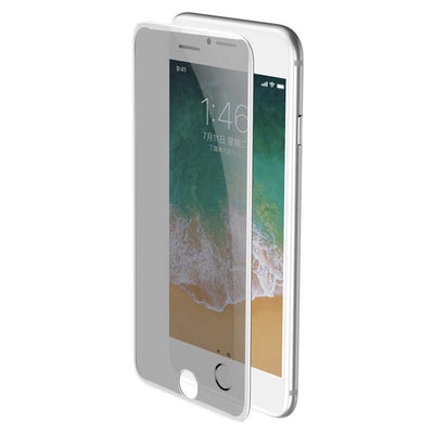 Apple iPhone 8 Zore Anti-Dust Privacy Temperli Ekran Koruyucu Beyaz
