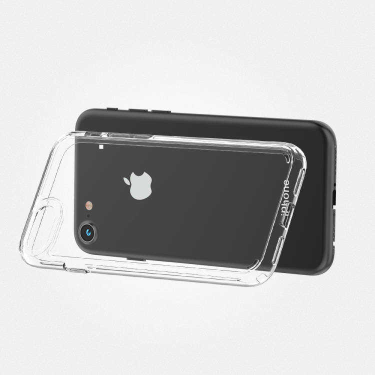 Apple iPhone SE 2020 Kılıf Zore Coss Kapak Renksiz