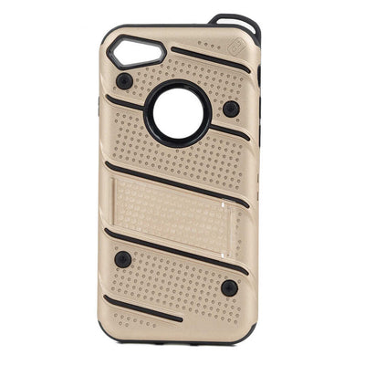 Apple iPhone SE 2020 Kılıf Zore İron Kapak Gold