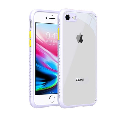 Apple iPhone SE 2020 Kılıf Zore Kaff Kapak Mor