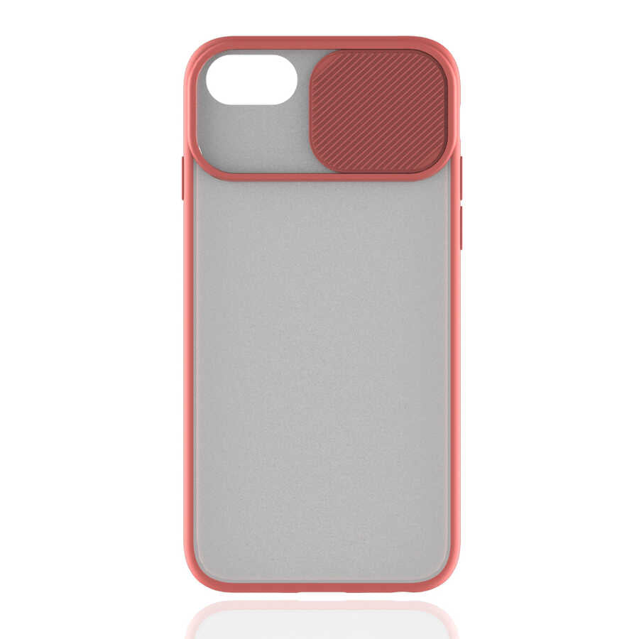 Apple iPhone SE 2020 Kılıf Zore Lensi Kapak Lila
