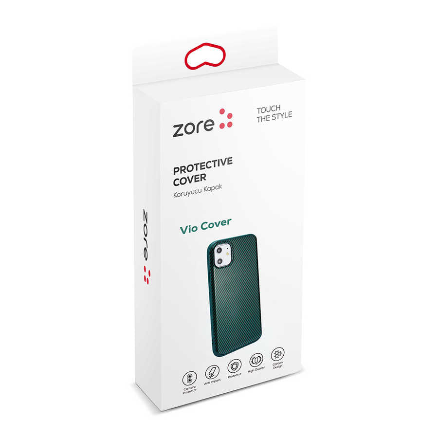 Apple iPhone SE 2020 Kılıf Zore Vio Kapak Siyah