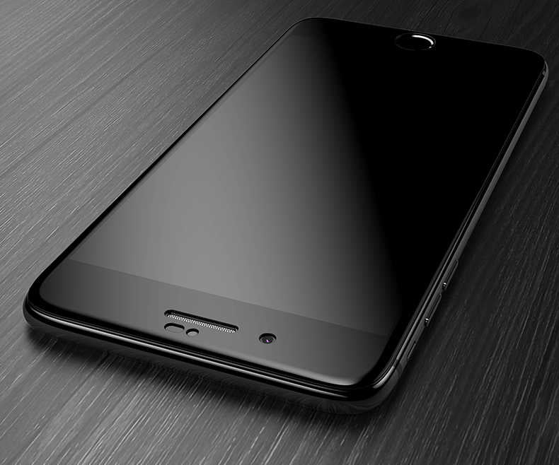 Apple iPhone SE 2020 Zore Anti-Dust Mat Privacy Temperli Ekran Koruyucu Siyah
