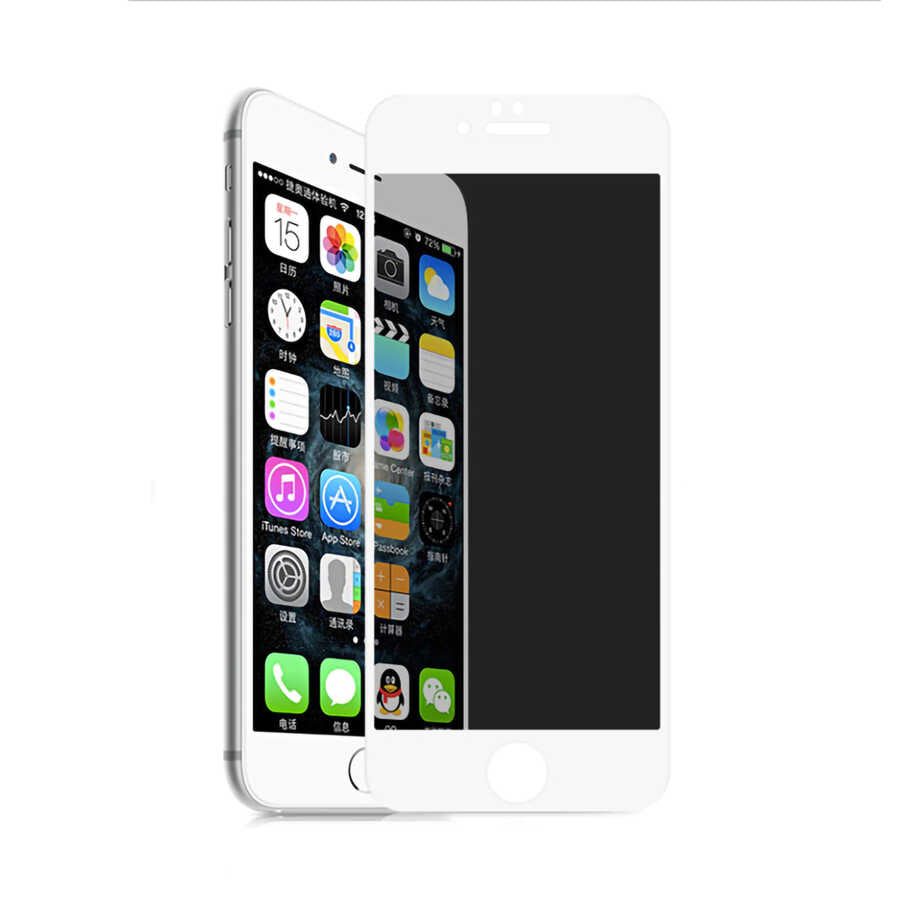 Apple iPhone SE 2022 Davin 5D Privacy Cam Ekran Koruyucu