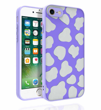 Apple iPhone SE 2022 Kılıf Desenli Kamera Korumalı Parlak Zore Nora Kapak NO6