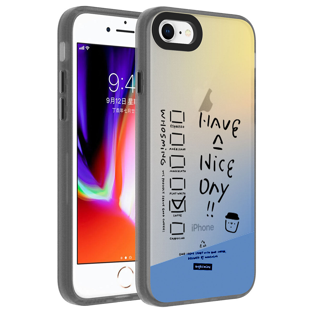 Apple iPhone SE 2022 Kılıf Desenli Zore Dragon Sert Kapak Have
