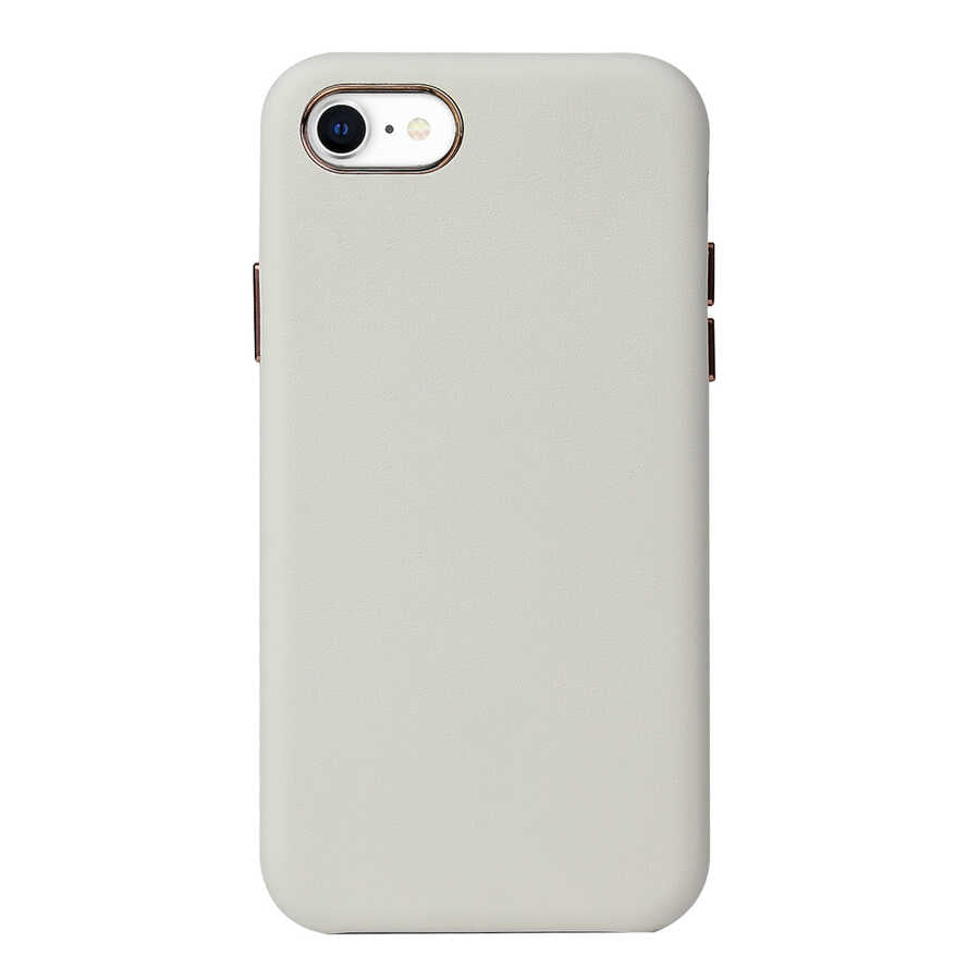 Apple iPhone SE 2022 Kılıf Zore Eyzi Kapak Beyaz